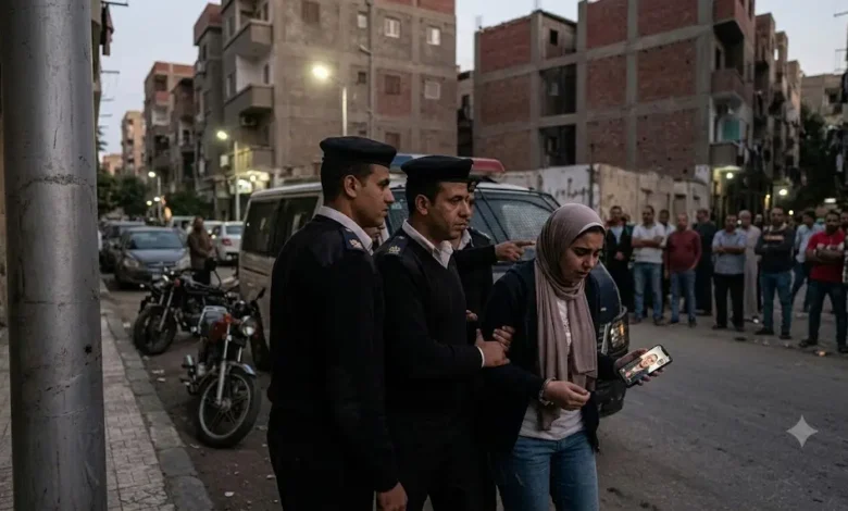القبض على فتاة مكالمة فيديو