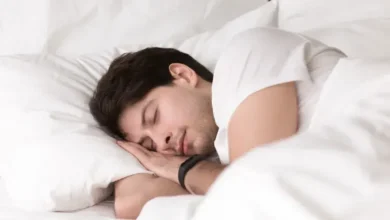 النوم بدون وسادة